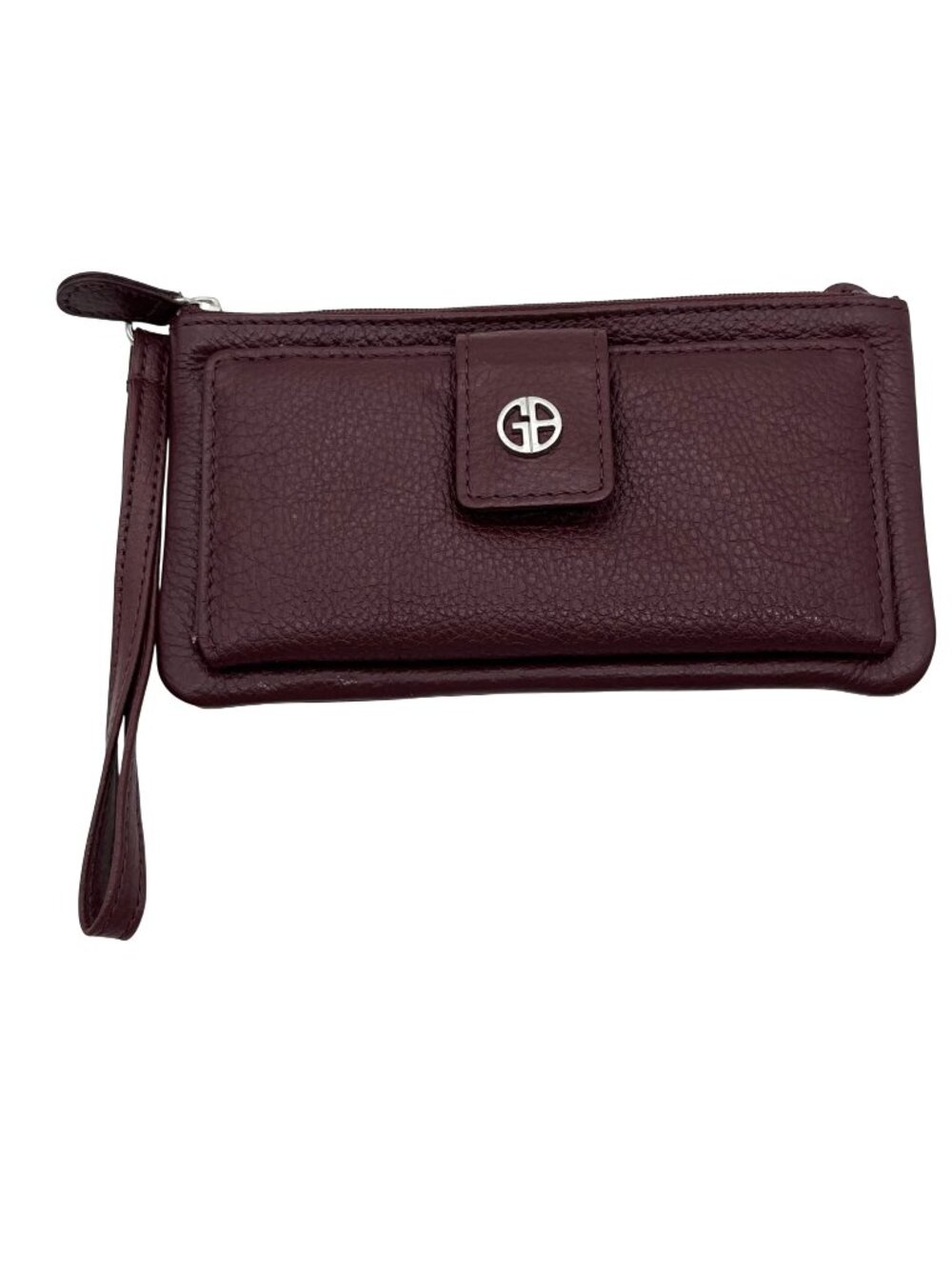 Giani Bernini Burgundy Soft Leather Wristlet
